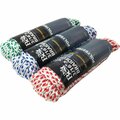 All-Source 3/16 In. x 50 Ft. Assorted Colors Diamond Braided Polyester Packaged Rope 703131